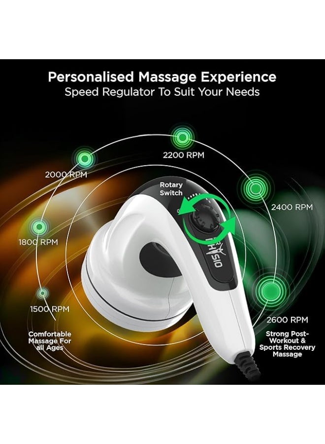 Dr Physio USA Electric Body Massager 1033 for Pain Relief of Back, Leg & Foot, White - Image 5